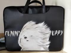 ノートPCケース 12インチ用　犬デザインのサムネイル