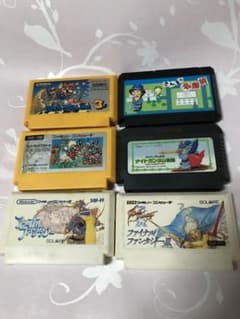 任天堂ファミコンソフト6本まとめのサムネイル
