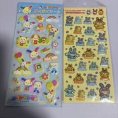 ウサハナ ぷくぷくシール RODY サンリオ 盛りシール 2枚セットのサムネイル
