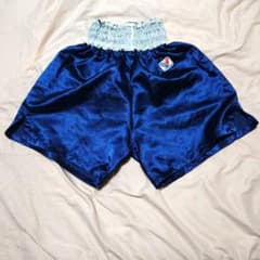 Kick Pants Fight Shorts Navy White Mixed Martial Arts MMA