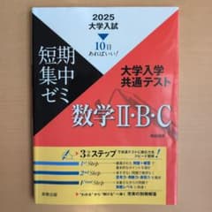 短期集中ゼミ 数学 II・B・C 2025（解答付き）のサムネイル