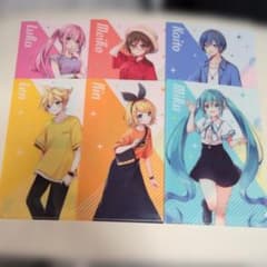 初音ミク 15thAnniversary LAWSONコラボクリアファイル 6種のサムネイル