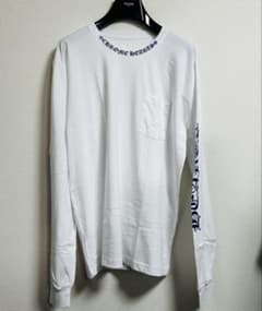 新作 Chrome Hearts クロムハーツ ネックロゴ ロンT 白×青 XL 新作 Chrome Hearts クロムハーツ ネックロゴ ロンT 白×青 XL - メルカリ
