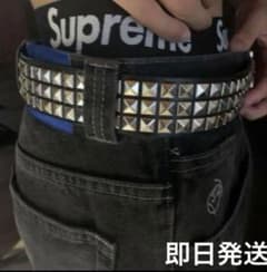 黒 スタッツベルト y2k sk8スケーター bigboy supremeのサムネイル