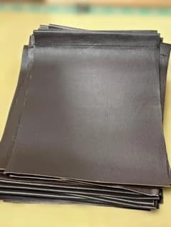 本革 レザー 生地 グリン 30×40cm ハンドメイド用　20枚セットのサムネイル