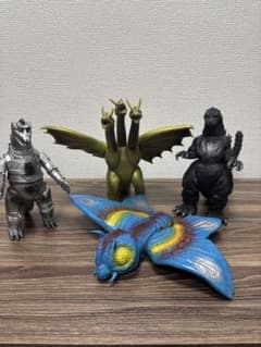 ソフビ　フィギュア　４体まとめ ゴジラ キングキドラ　モスラ　メカゴジラ ソフビ フィギュア 4体まとめ ゴジラ キングキドラ モスラ メカゴジラ