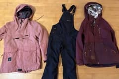 L1エルワン　スノーボードウエアジャケット　ウェア　ビブパンツセット　女性用 L1 スノーボードウェア 3点セット レディース - メルカリ