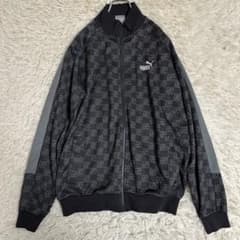 【あいみょん着用‼️】adidasトラックジャケット L 黒 ガイコツ 古着 新品2XL】アディダス刺繍トラックジャケット古着ジャージトップ漆黒
