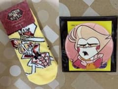 Hazbin Hotel ルシファー 靴下、缶バッジ2個セットのサムネイル