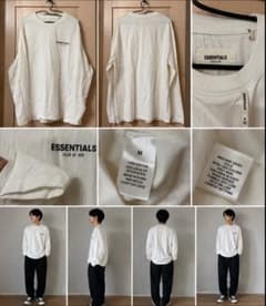 【Fear of God Essentials 】ロングTシャツ ホワイト Mのサムネイル