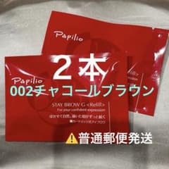 新品未開封〈リフィル〉×2本〈◇チャコール〉パピリオ ステイブロウ G