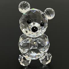 極美品 スワロフスキー クマ ベア 置物 フィギュリン クリスタル 廃盤