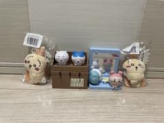 ちいかわ うさぎだらけくじ ぬいぐるみバッジ 4点セットのサムネイル