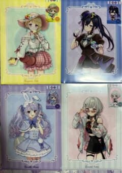 gigo限定》ぶいすぽ クリアファイル クリアしおり 4種セット - メルカリ