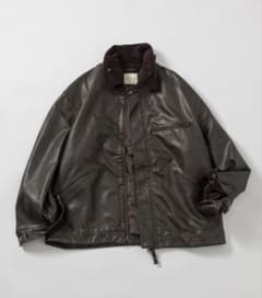 FREAK'S STORE ダークブラウン レザージャケットのサムネイル
