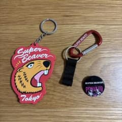 SUPER BEAVER キーホルダー カラビナ 缶バッジ タオル 3点セット