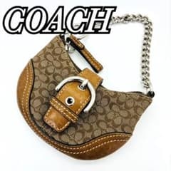 【希少 レア】 COACH バッグチャーム ミニバッグ ソーホー シグネチャー 希少 レア】 COACH バッグチャーム ミニバッグ ソーホー シグネチャー