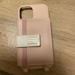LANVIN en Bleu スマホショルダーバッグ ピンク　iPhone12のサムネイル
