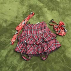 キッズ  チェックスカートのサムネイル