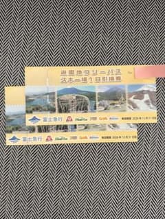 富士急ハイランド 遊園地フリーパス スキー場1日引換券 2枚 - メルカリ