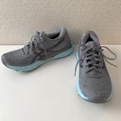 ASICS】アシックス GEL-NIMBUS 24 グレー/ライトブルー - メルカリ