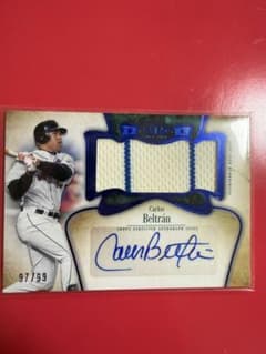 Carlos Beltrán 2026 Topps Tier One 99枚限定のサムネイル