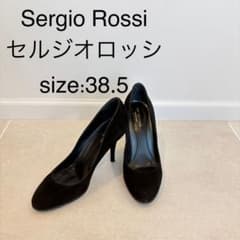 1回着用のみ Sergio Rossi スエードパンプスのサムネイル