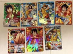 ミラバト　モンキー・D・ルフィ 7枚セットのサムネイル
