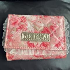 LIZ LISA 三つ折り財布 ピンク 花柄 フリルのサムネイル