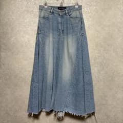 極美品 マディソンブルー 5POCKET REMAKE デニム ロングスカート