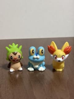 ポケモン 指人形 ハリマロン ケロマツ フォッコ ソフビ 3体のサムネイル