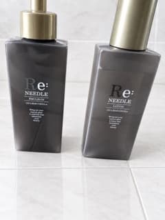 RE NEEDLE beauty 化粧水&乳液2セット リニードル 箱付き出品 - メルカリ