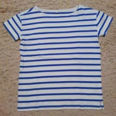 無印良品/MUJI ボーダーTシャツ/半袖のサムネイル