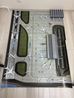 ①GJARPTB2 空港ターミナルビル　②GJAPS006 専用マット　セット ①GJARPTB2 空港ターミナルビル ②GJAPS006 専用マット セット