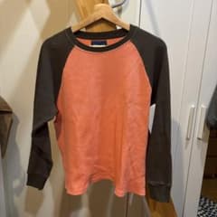 PROV WAFFLE RAGLAN THERMAL ORANGE/BROWN - メルカリ