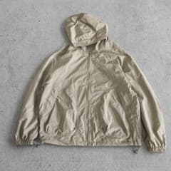 未使用 ZARA ナイロン フードジャケット ベージュ S - メルカリ