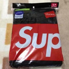 Supreme Hanes Sサイズ 黒 ラス1のサムネイル