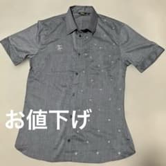 Karl kani半袖シャツ　グレー銀刺繍のサムネイル