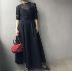 アメリヴィンテージ　DOT SHEER FLARE DRESSのサムネイル