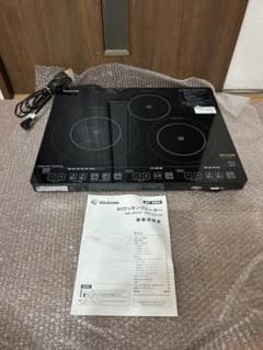アイリスオーヤマ 3口卓上IH調理器 IHC-S313V（ブラック）2014年製 アイリスオーヤマ IHクッキングヒーター 3口 IHC-S313V 2014年製