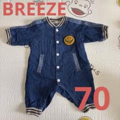 BREEZE デニム ロンパース 70のサムネイル