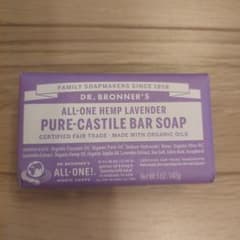ドクターブロナー 石鹸　Pure-Castile Bar Soap ラベンダーのサムネイル