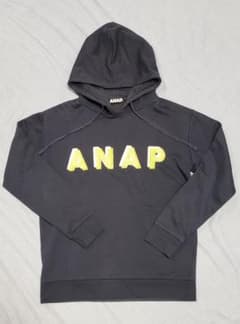 【ANAP】パーカー 濃紺×黄ロゴ★のサムネイル