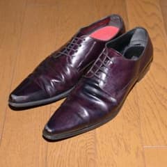 ドルチェ&ガッバーナ パテントレザー ドレスシューズ バーガンディ 7ハーフのサムネイル