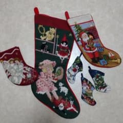 クリスマスソックス 大小6足のサムネイル