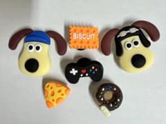 ウォレスとグルミット サンダル用アクセサリー 6点セットのサムネイル