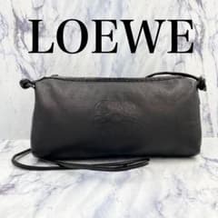 オールドロエベ★ヴィンテージ　2way ショルダーバッグ ポシェット　レザーのサムネイル