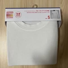 ユニクロ　ヒートテック　極暖　グルーネック長袖Tシャツ Sのサムネイル