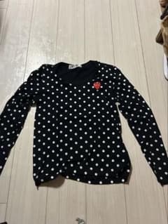 PLAY COMME des GARCONS ドット柄 長袖Tシャツ M - メルカリ