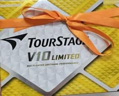 【新品未使用】TOURSTAGE V10 ゴルフボール 1ダース(12個) 新品のサムネイル